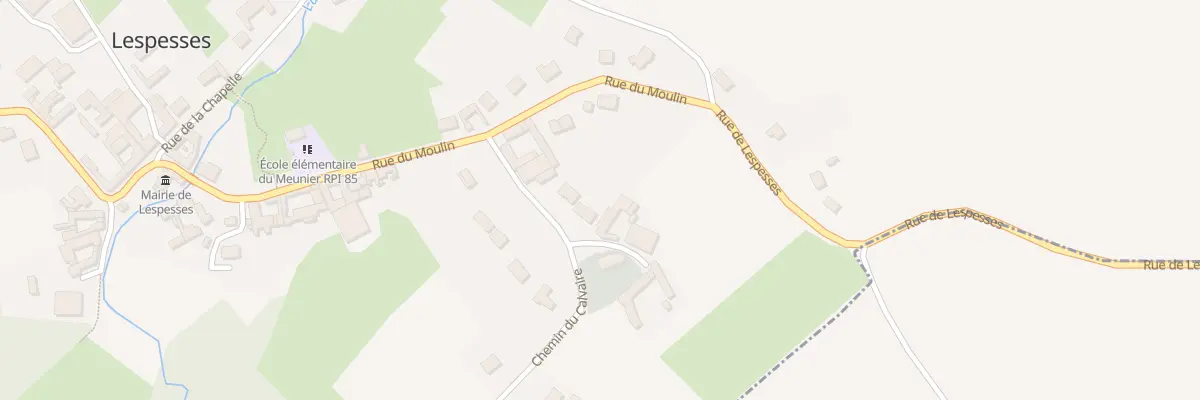 Plan du 7 Rue de l’Église à Lespesses