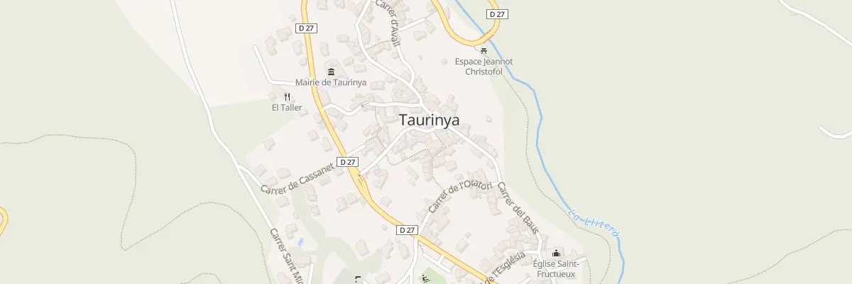 Plan du 4 Pl de la Republica à Taurinya