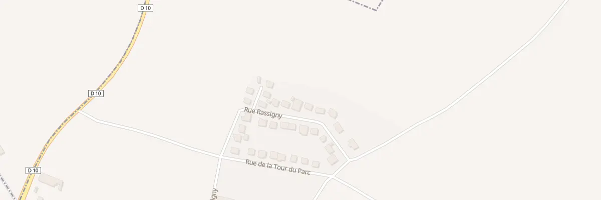 Plan du 18 Rue Rassigny à Bouqueval
