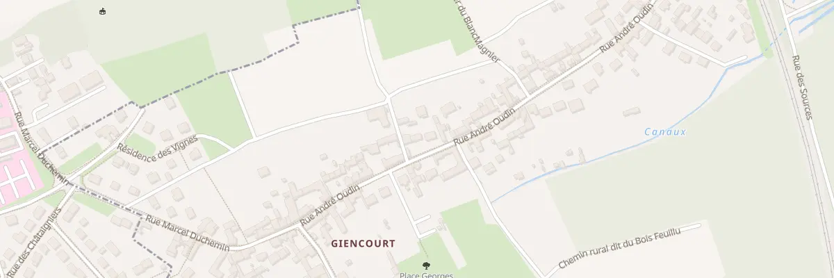 Plan du 19 Rue André Oudin à Breuil-le-Vert
