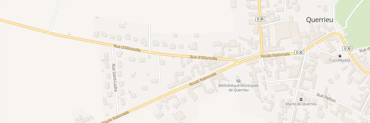 Plan du 5 Rue d’Allonville à Querrieu