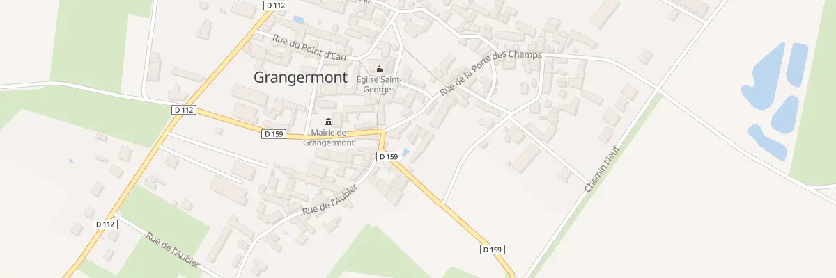 Plan du 4 Rue de la Porte des Champs à Grangermont
