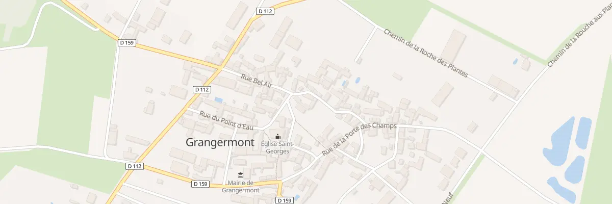 Plan du 8 Pl Saint Georges à Grangermont