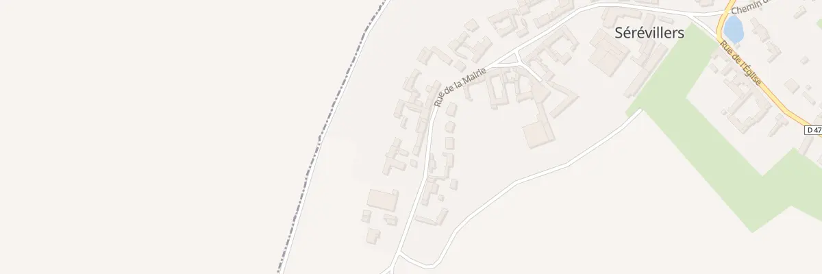 Plan du 46 Rue de la Mairie à Sérévillers