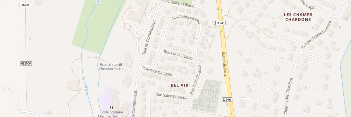 Plan du 5 Rue Paul Cezanne à Fussy