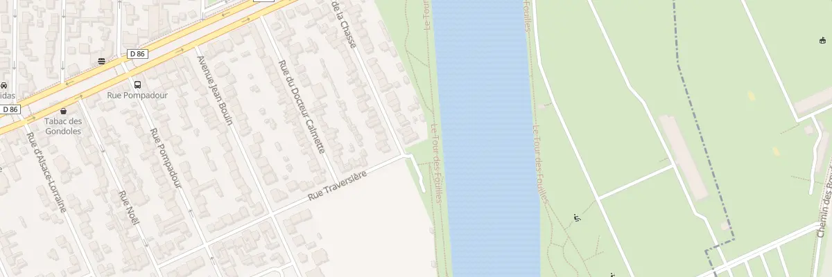 Plan du 45 Rue de la Chasse à Choisy-le-Roi