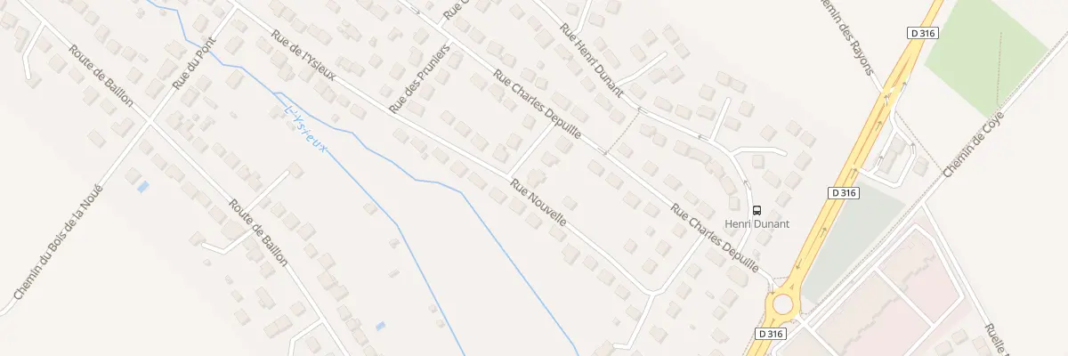 Plan du 12 Rue Nouvelle à Chaumontel