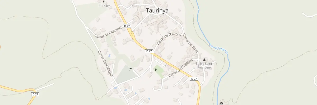 Plan du 70 Le Village à Taurinya