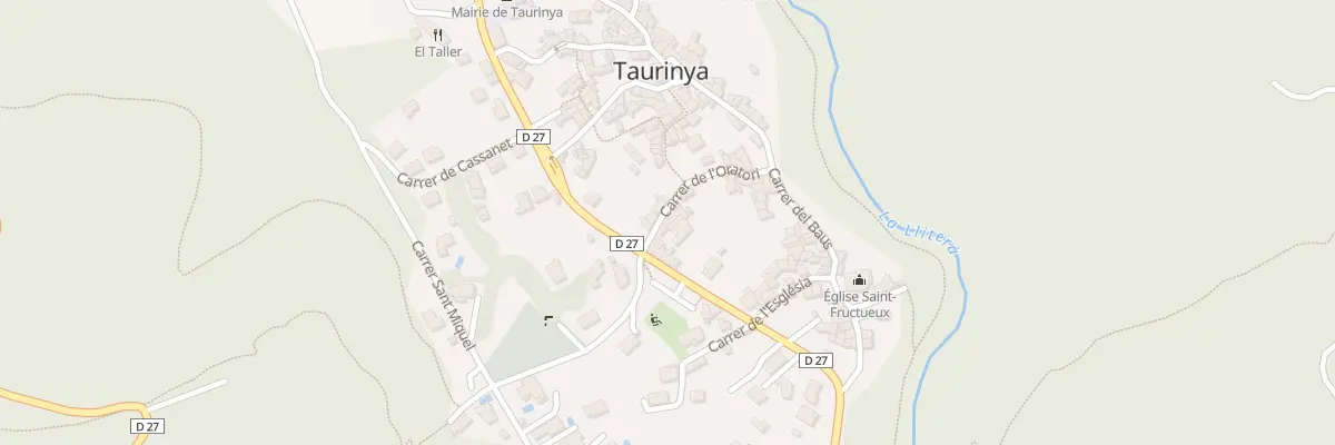 Plan du 21 Rue Carrer de l’Oratori à Taurinya