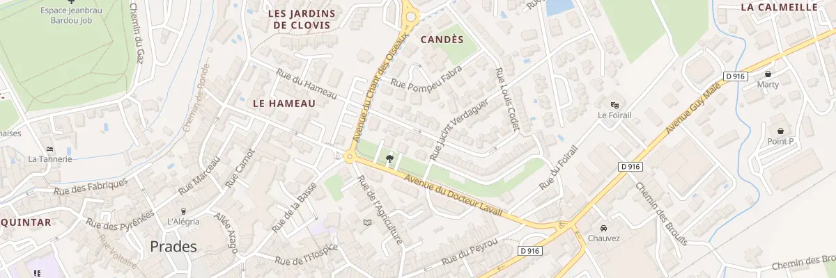 Plan du 10 Rue Louis Codet à Prades