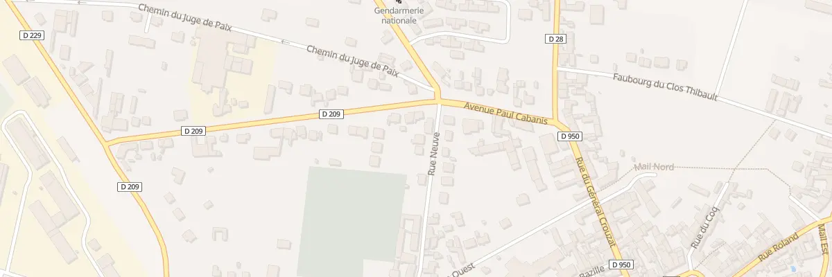 Plan du 15 Rue Neuve à Beaune-la-Rolande