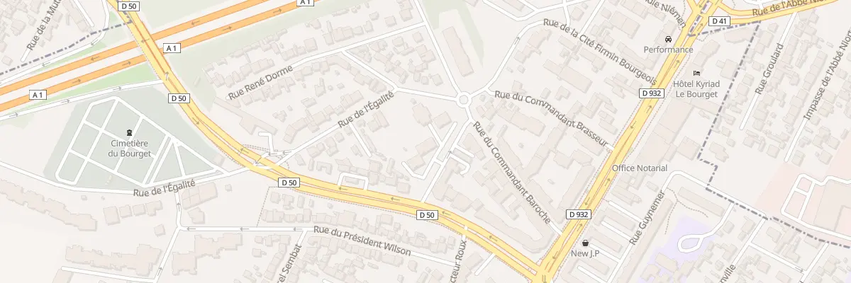 Plan du 3 Rue de la Fontaine au Bourget