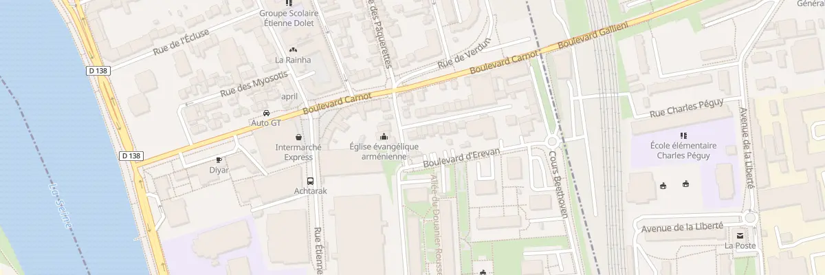 Plan du 24 Rue Groupe Manouchian à Alfortville
