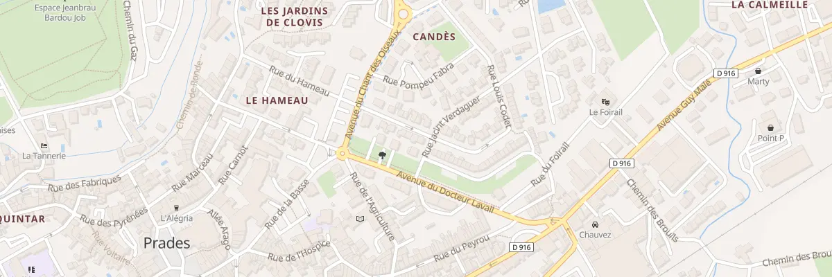 Plan du 12 Rue Louis Codet à Prades