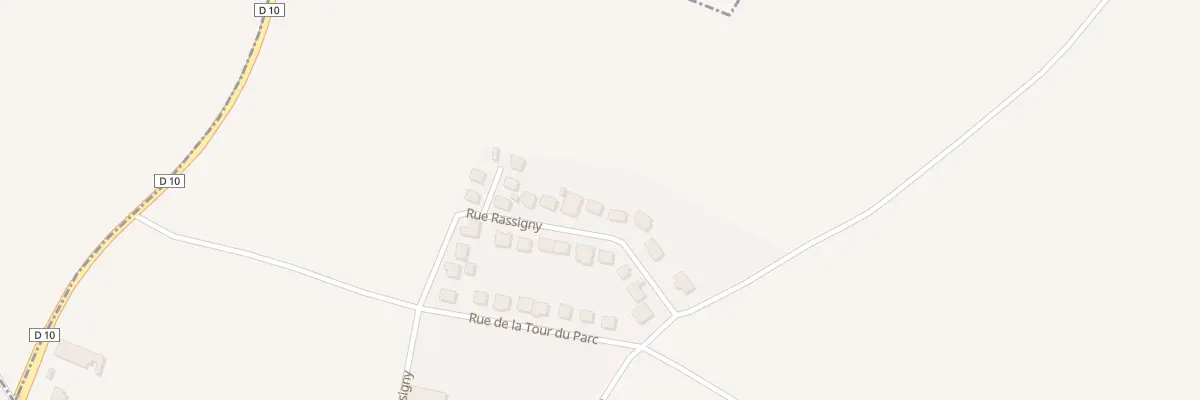 Plan du 20 Rue Rassigny à Bouqueval