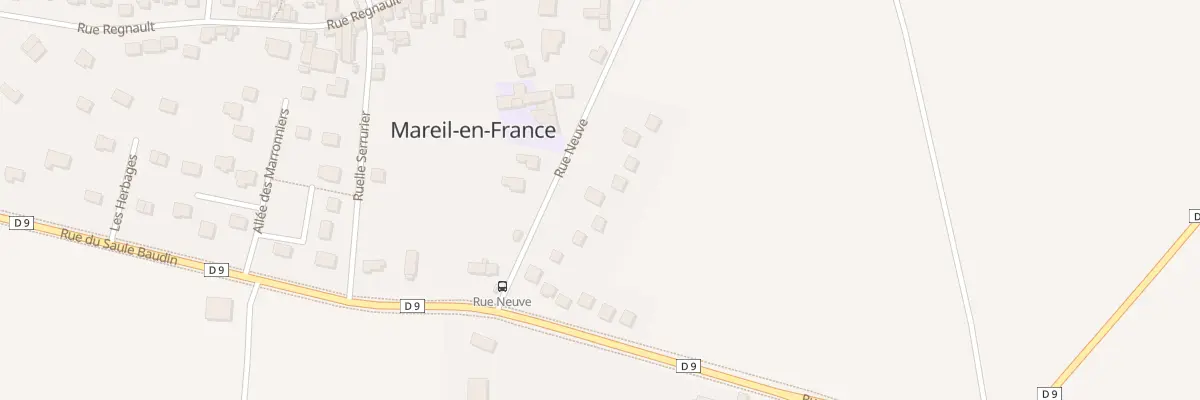 Plan du 11 Rue Neuve à Mareil-en-France