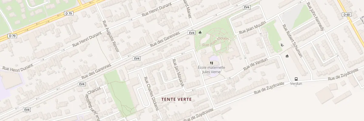 Plan du 33 Rue du Capitaine Michel à Dunkerque