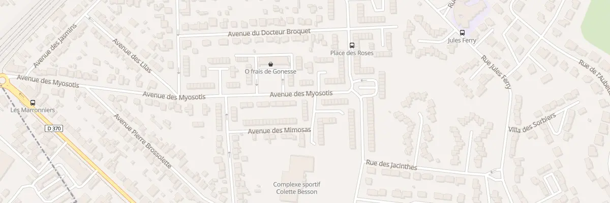 Plan du 15 Av des Capucines à Gonesse