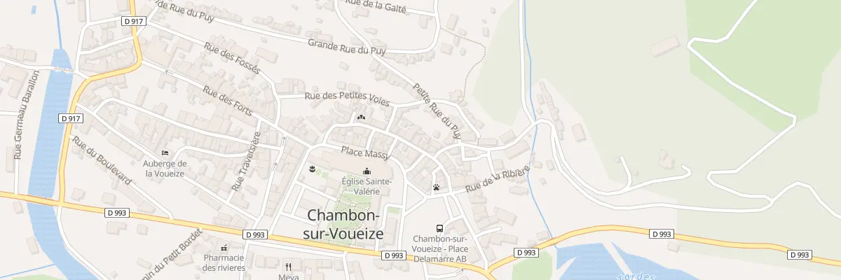 Plan du 31 Gr Grande Rue du Fbg St Marti à Chambon-sur-Voueize