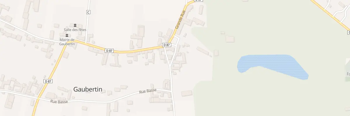 Plan du 2 Rue de la Fontaine à Gaubertin