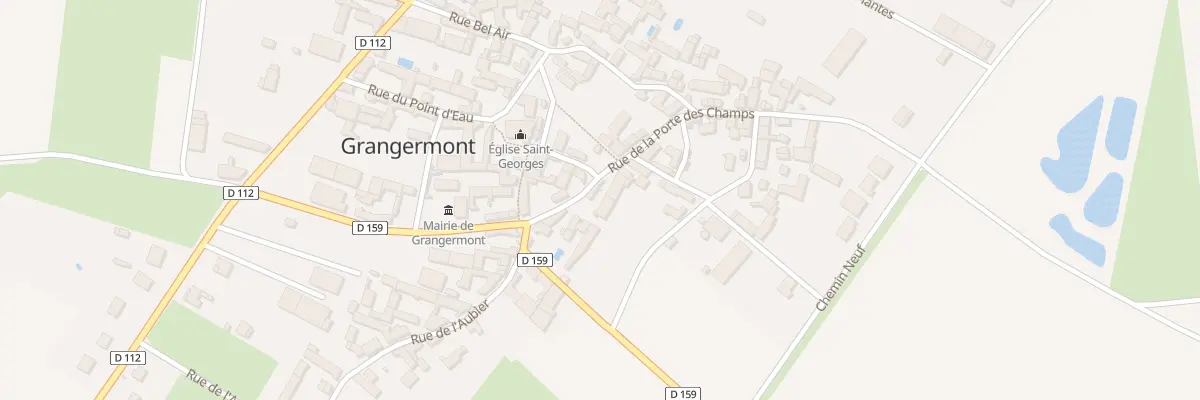 Plan du 8 Rue de la Porte des Champs à Grangermont