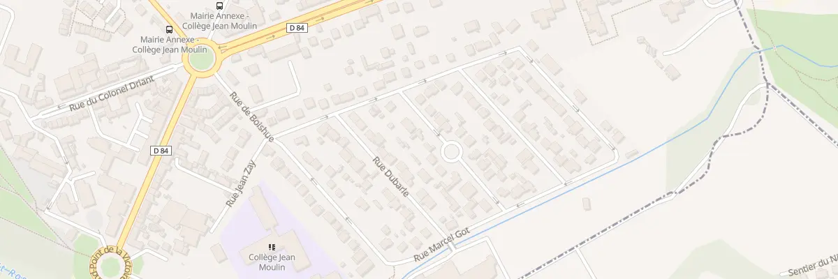 Plan du 6 Rue de Lantene Laprade à Arnouville