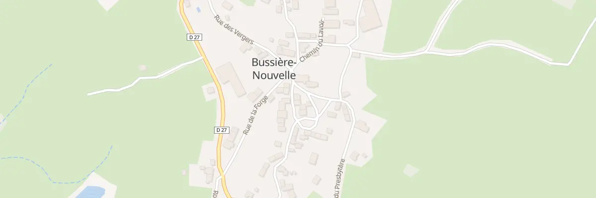 Plan du 2 Rue du Presbytère à Bussière-Nouvelle