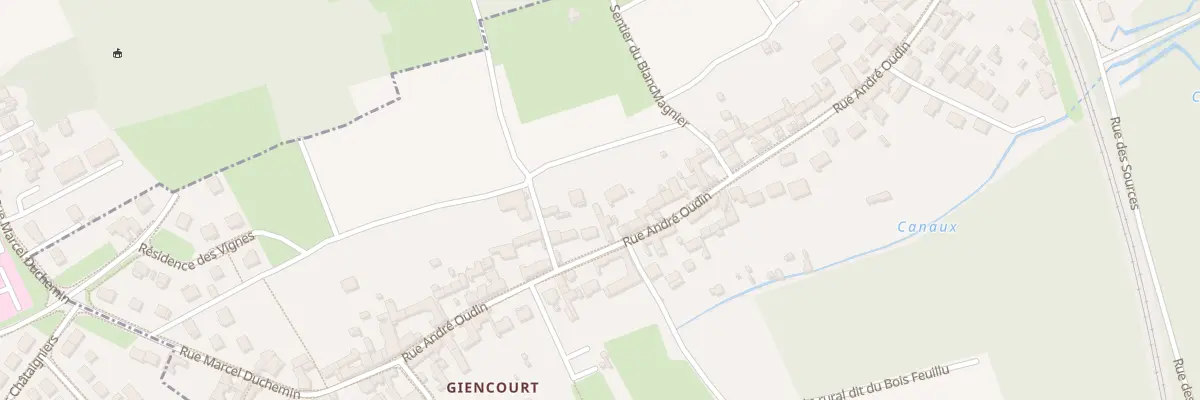 Plan du 21 Rue André Oudin à Breuil-le-Vert