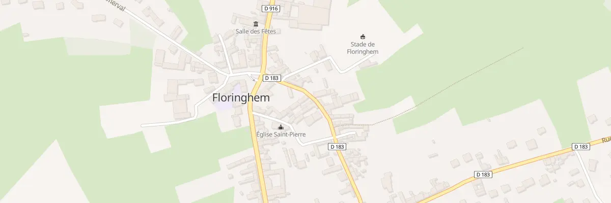 Plan du 8 Rue Roger Salengro à Floringhem
