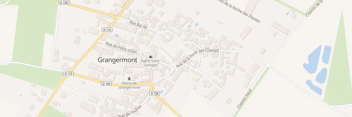 Plan du 9 Rue de la Porte des Champs à Grangermont
