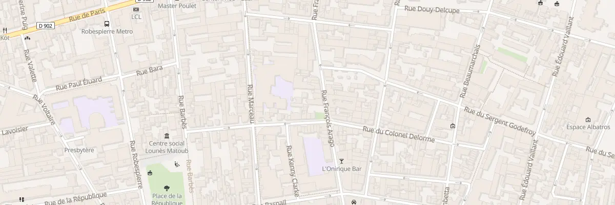 Plan du 48B Rue Francois Arago à Montreuil