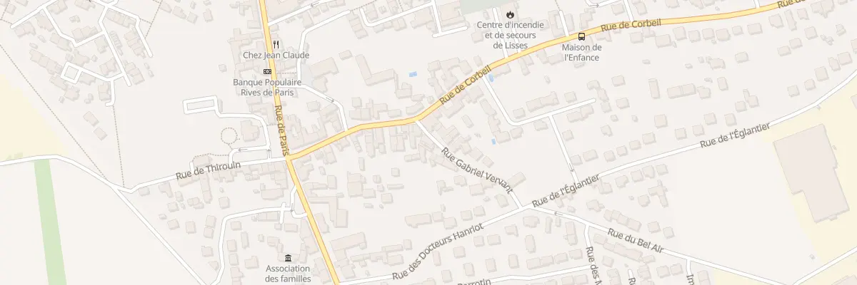 Plan du 2 Rue Gabriel Vervant à Lisses