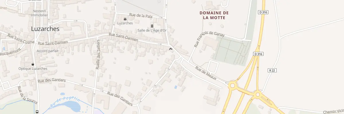 Plan du 96 Rue Saint-Damien à Luzarches