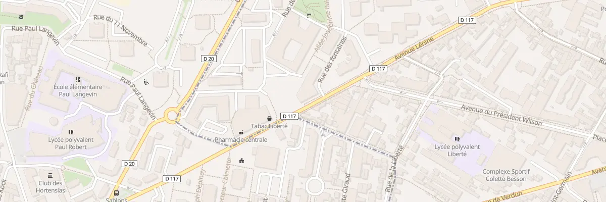 Plan du 36 Av Lénine à Romainville