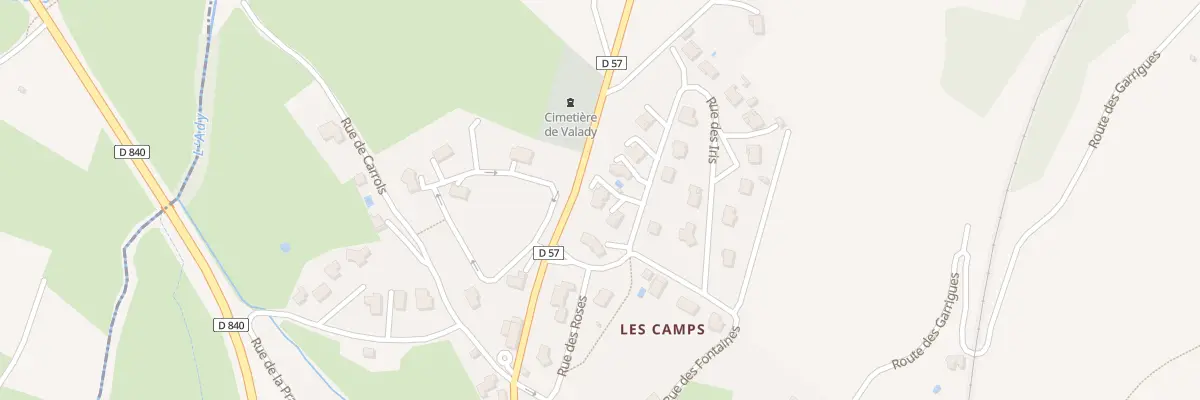 Plan du 5744 Lot Les Camps à Valady