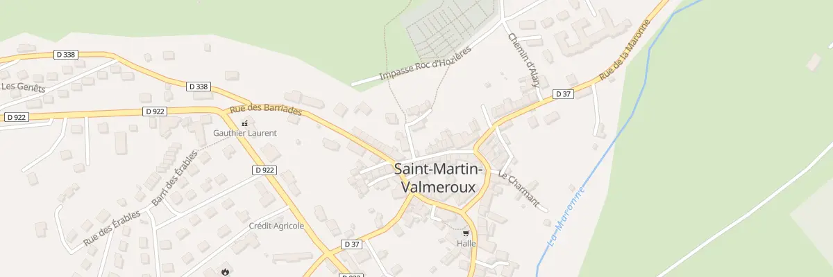 Plan du 5049 Barri Negre à Saint-Martin-Valmeroux