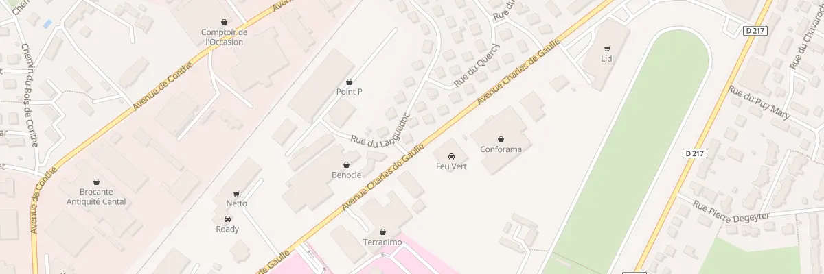 Plan du 86 Av Charles de Gaulle à Aurillac