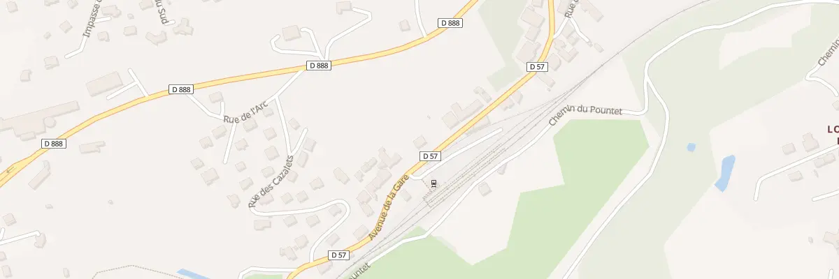 Plan du 608 Av de la Gare à Baraqueville