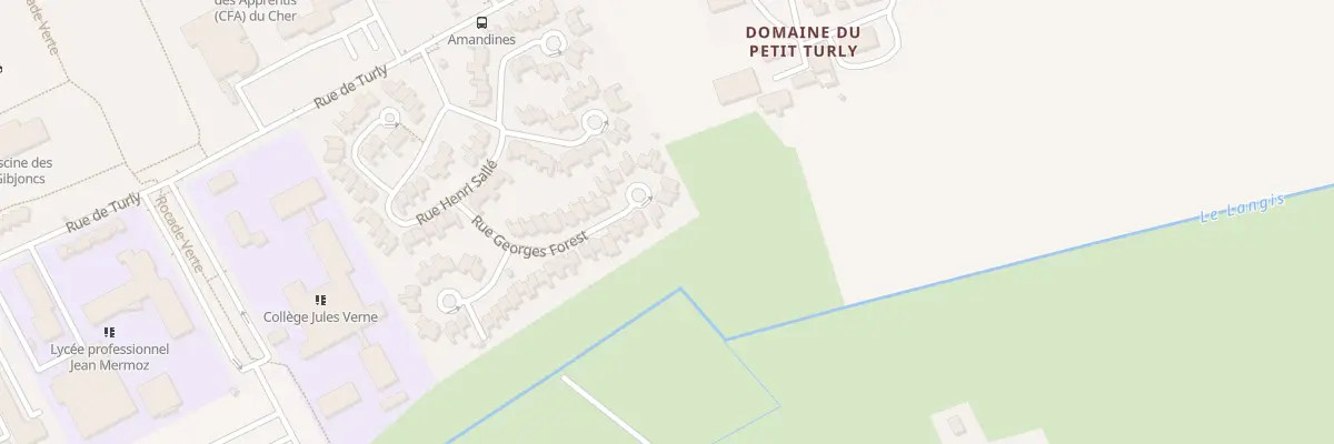 Plan du 31 Rue Georges Forest à Bourges