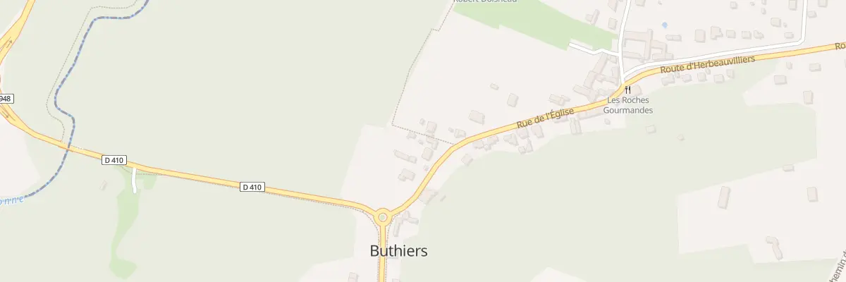 Plan du 8 Rue de l’Eglise à Buthiers