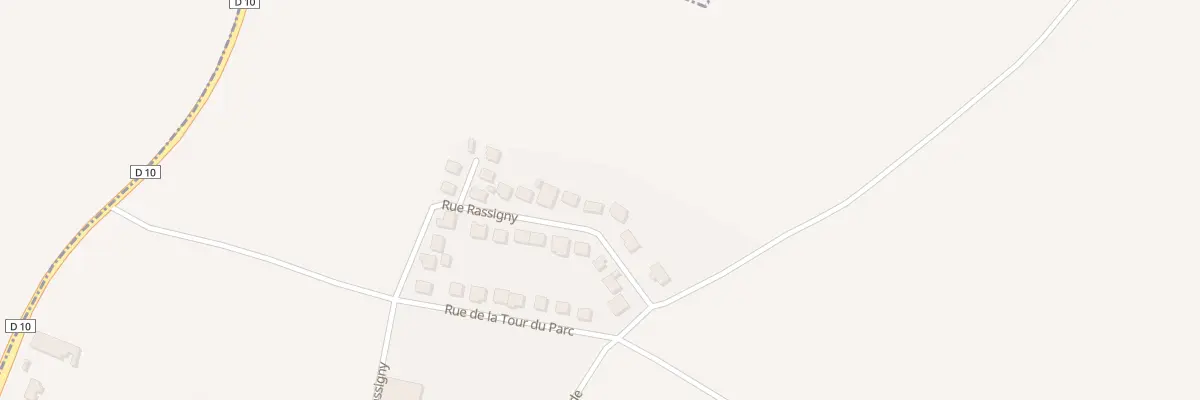Plan du 22 Rue Rassigny à Bouqueval