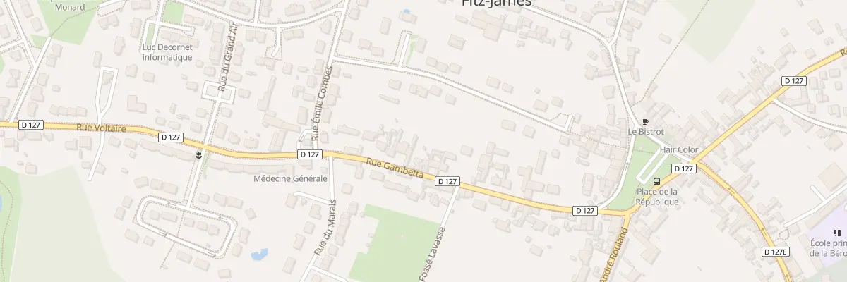 Plan du 18 Rue Gambetta à Fitz-James
