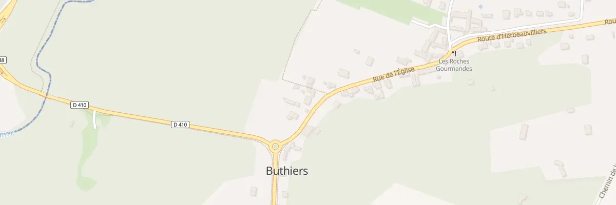 Plan du 6 Rue de l’Eglise à Buthiers