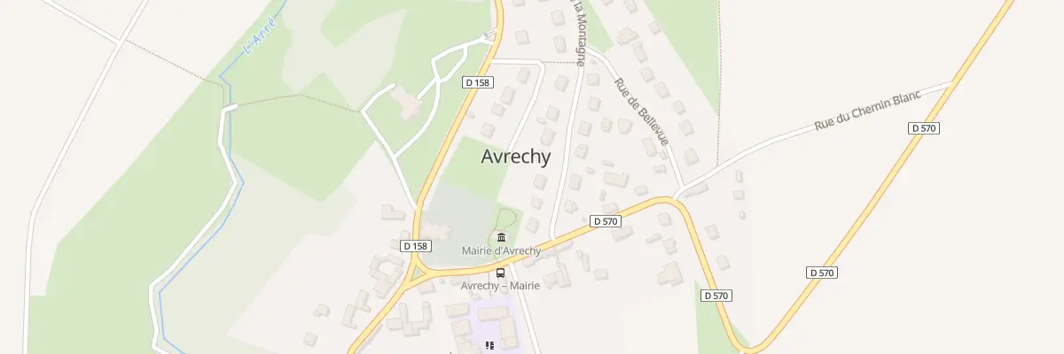 Plan du 5 Rue de la Montagne à Avrechy
