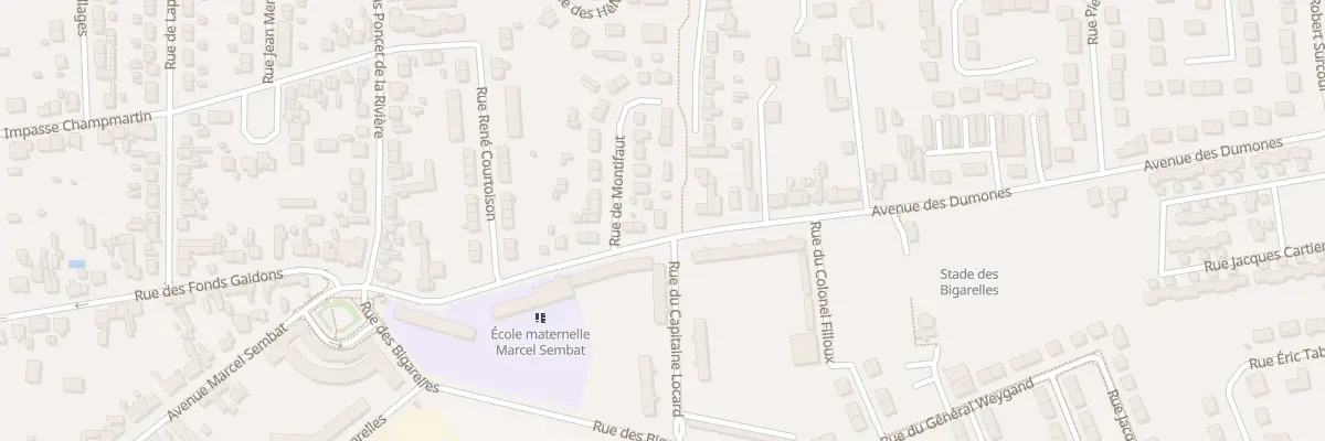 Plan du 17 Av des Dumones à Bourges