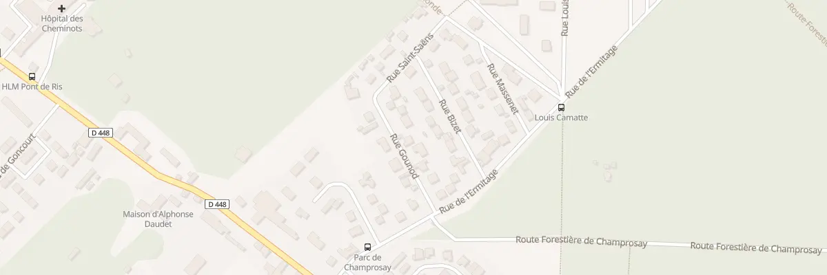 Plan du 8 Rue Gounod à Draveil