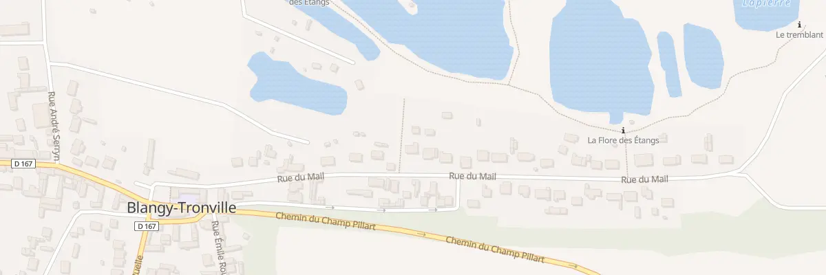 Plan du 13 Rue du Mail à Blangy-Tronville
