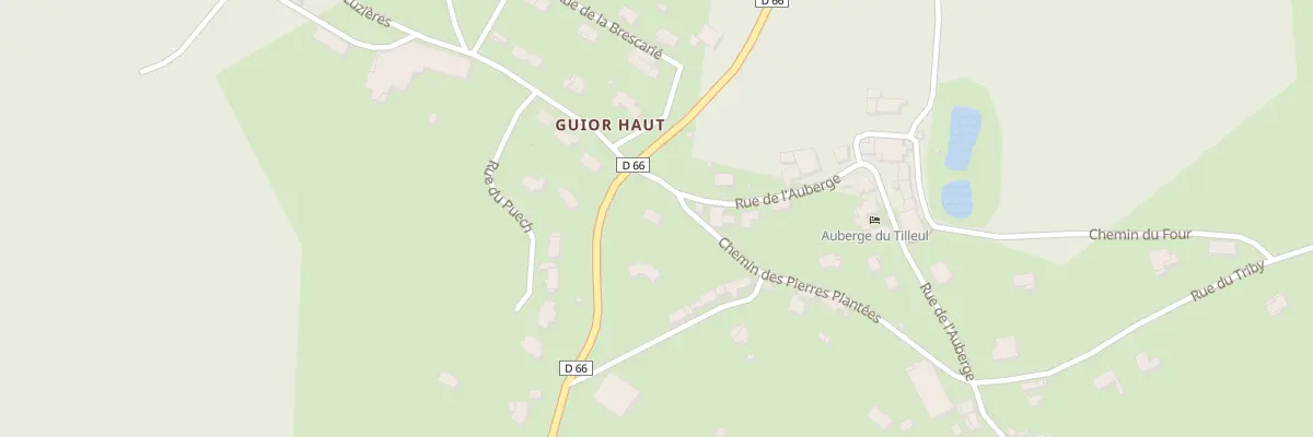 Plan du 40 Rte du Barrage au Bez