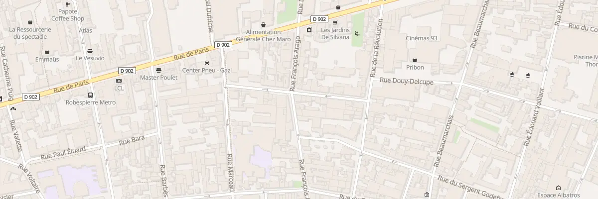 Plan du 35 Rue Francois Arago à Montreuil