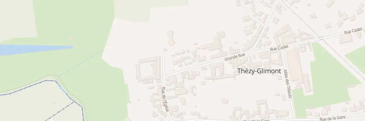 Plan du 3 Gr Grande Rue à Thézy-Glimont